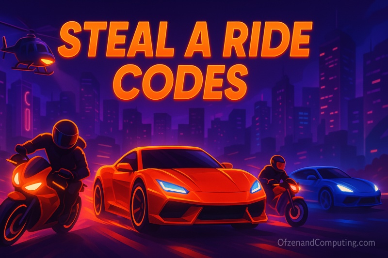 Steal a Ride Codes 2025