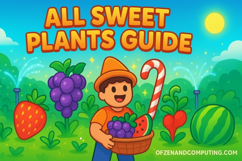 Sweet Plants in Grow a Garden