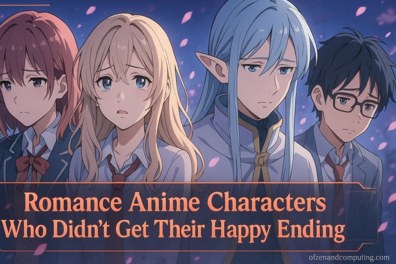 Tragic Romance Anime Characters