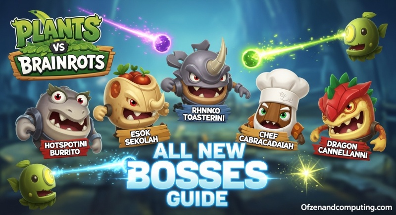 All New Bosses in Plants vs Brainrots