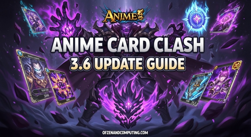 Anime Card Clash 3.6 Update