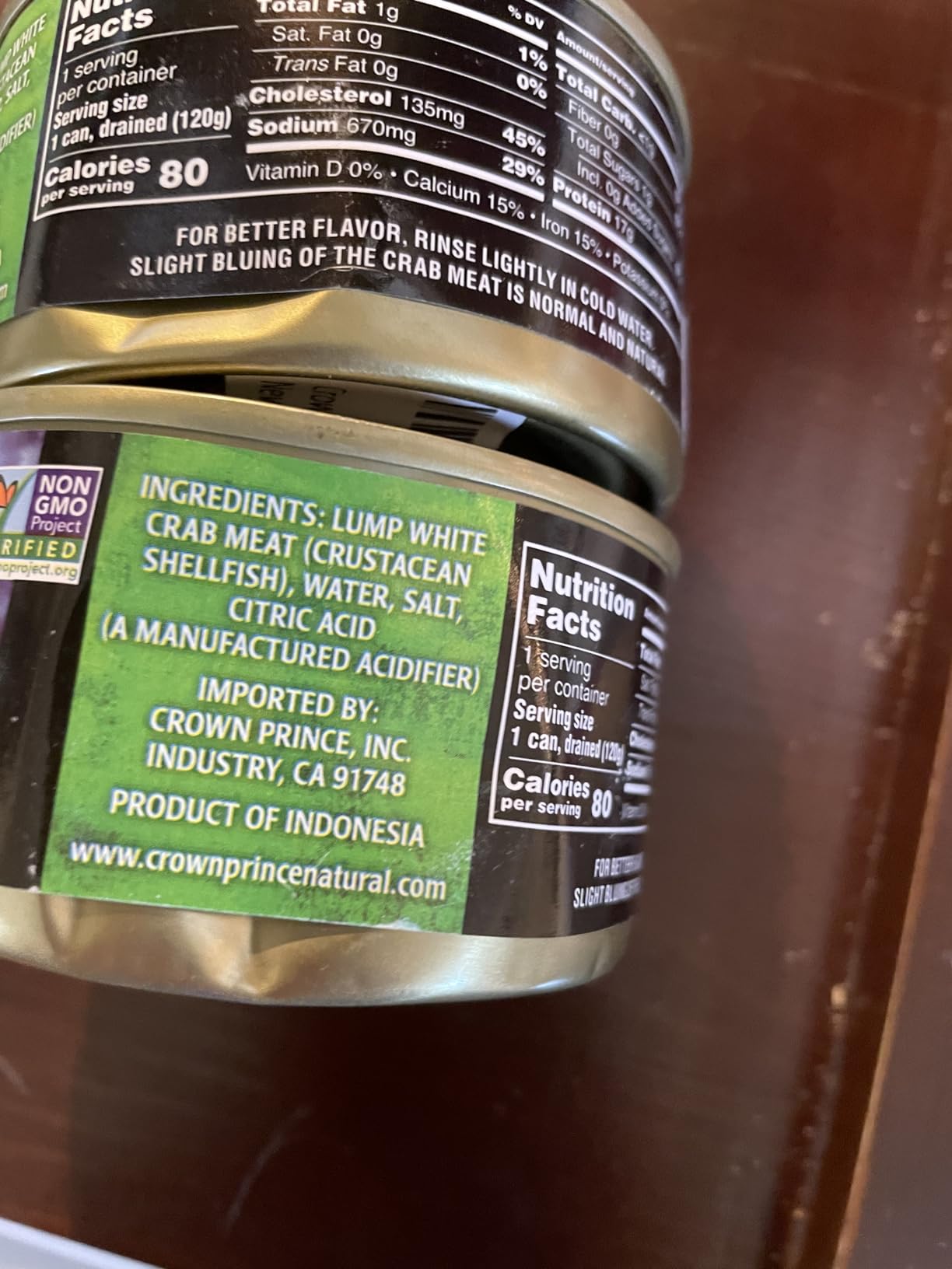 Crown Prince, Fancy White Lump Crab Meat, 6 oz - Customer Photo 3