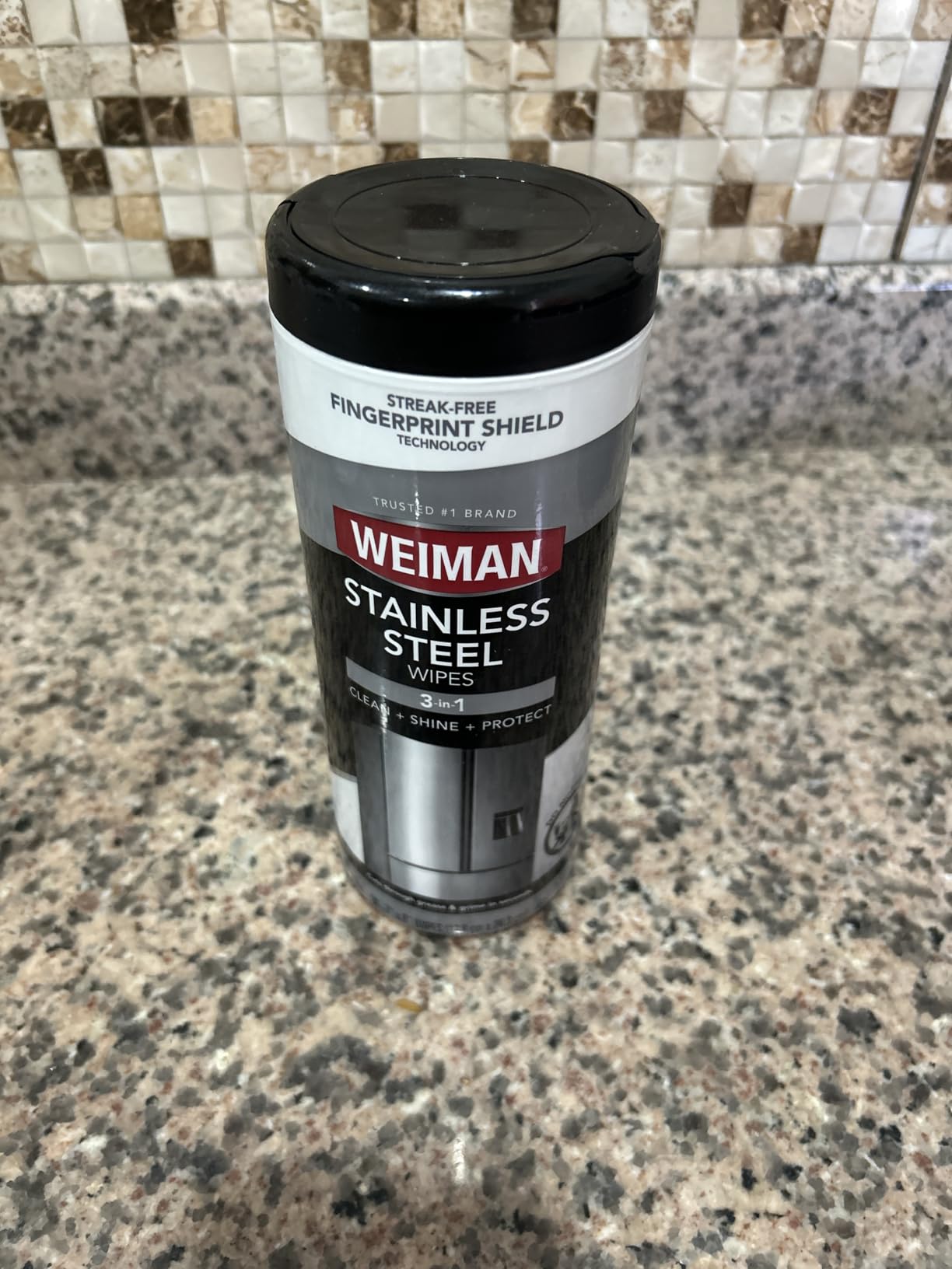 Weiman Stainless Steel Cleaner, 30 Count Cleaning Wipes, Removes Dirt, Grime, and Grease, No Streaks or Residue, Stainless Steel Polish for a Sparkling Clean and Shiny Surface, Cleaning Supplies Customer Review Weiman Stainless Steel Cleaner, 30 Count Cleaning Wipes, Removes Dirt, Grime, and Grease, No Streaks or Residue, Stainless Steel Polish for a Sparkling Clean and Shiny Surface, Cleaning Supplies - Customer Photo 2