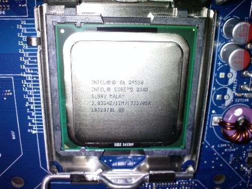 Intel Core 2 Quad Processor Q9550 2.83GHz 1333MHz 12 MB LGA775 EM64T CPU BX80569Q9550 Customer Review Intel Core 2 Quad Processor Q9550 2.83GHz 1333MHz 12 MB LGA775 EM64T CPU BX80569Q9550 - Customer Photo 1