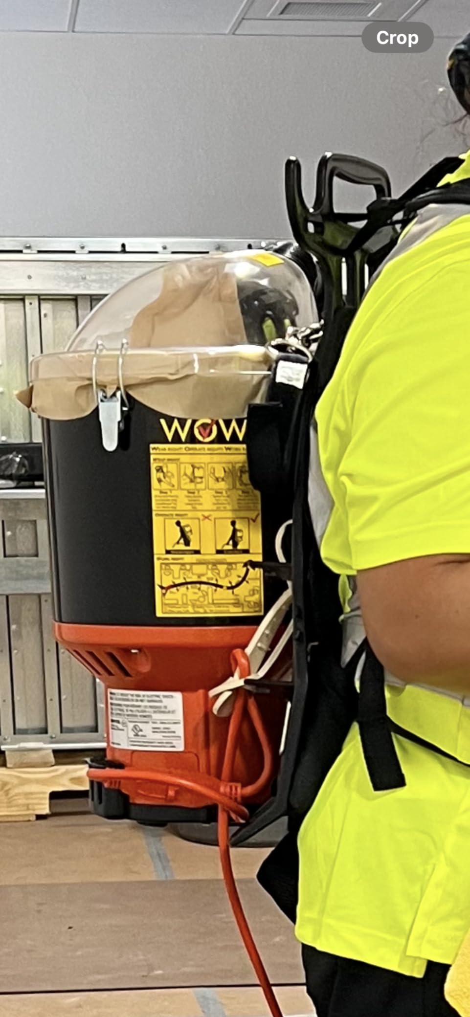 Commercial Shoulder Vac Pro Backpack Bagged Vacuum Cleaner, with HEPA Media Filter, Lightweight with Extra Long Cord, Chiropractic Design, for Carpet and Hard Floors, C2401, Black Customer Review Commercial Shoulder Vac Pro Backpack Bagged Vacuum Cleaner, with HEPA Media Filter, Lightweight with Extra Long Cord, Chiropractic Design, for Carpet and Hard Floors, C2401, Black - Customer Photo 2