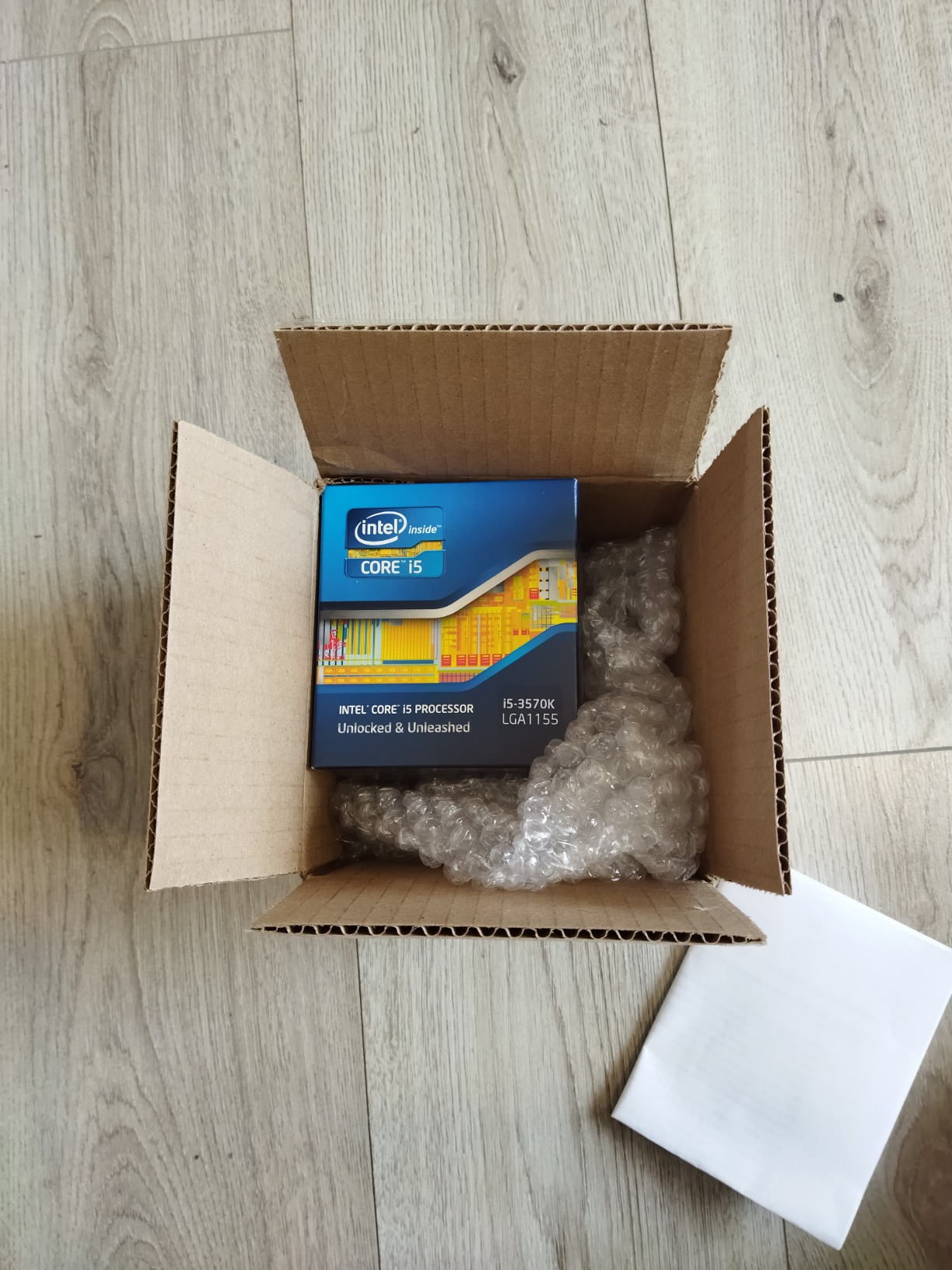 Intel Core i5-3570K Quad-Core Processor 3.4 GHz 4 Core LGA 1155 - BX80637I53570K Customer Review Intel Core i5-3570K Quad-Core Processor 3.4 GHz 4 Core LGA 1155 - BX80637I53570K - Customer Photo 1