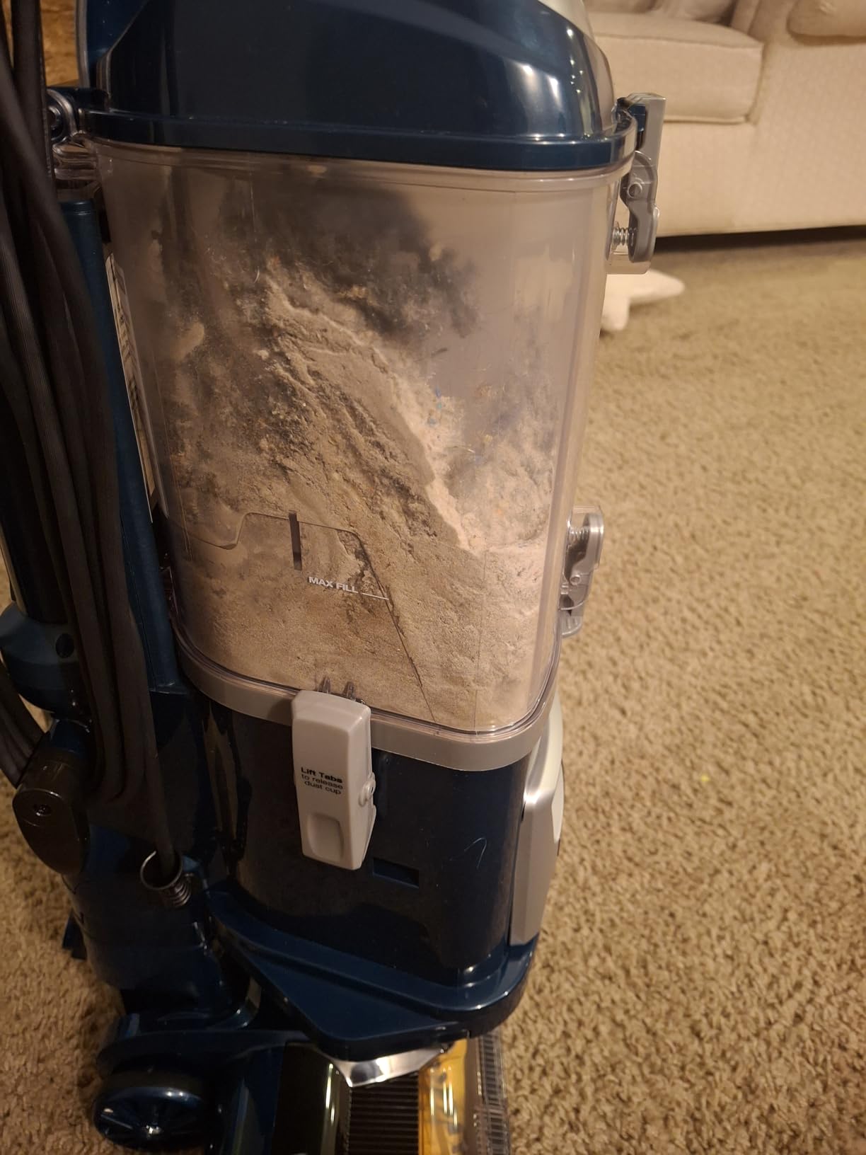 NV501 Rotator Professional Lift-Away Upright Vacuum with HEPA Filter, Swivel Steering, LED Headlights, Wide Upholstery Tool, Dusting Brush & Crevice Tool, White/Red Customer Review NV501 Rotator Professional Lift-Away Upright Vacuum with HEPA Filter, Swivel Steering, LED Headlights, Wide Upholstery Tool, Dusting Brush & Crevice Tool, White/Red - Customer Photo 1