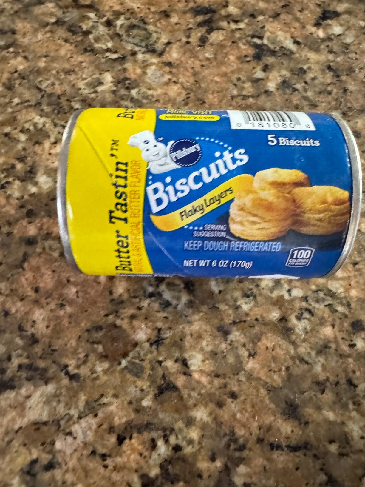 Pillsbury Flaky Layers Butter Tastin' Canned Biscuits, 5 Ct, 6 oz - Customer Photo 1