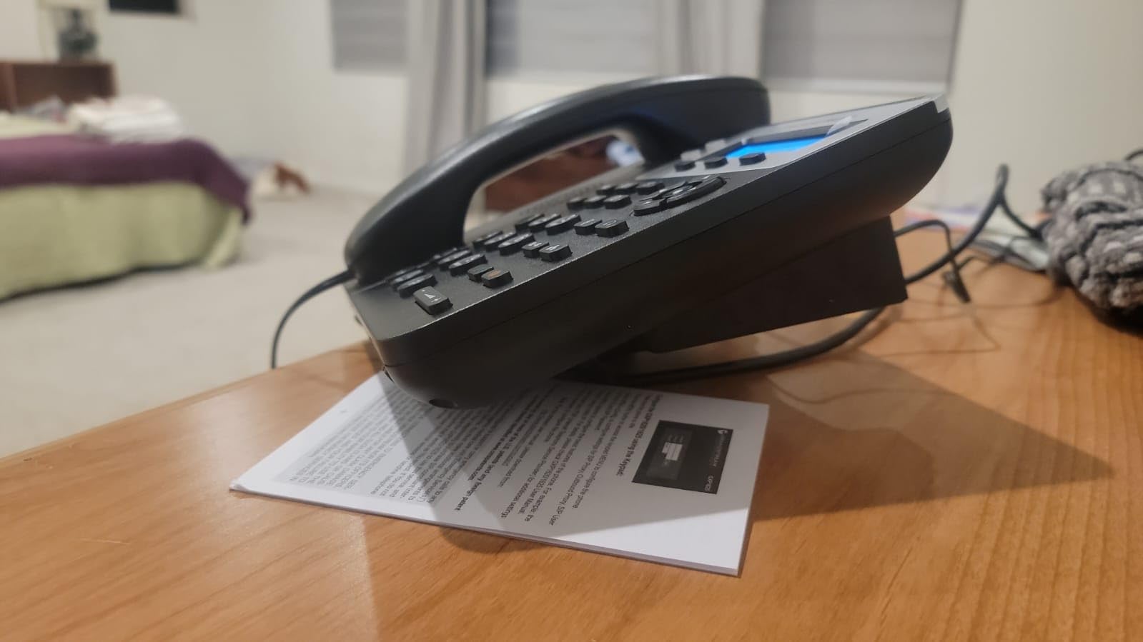 Grandstream GXP1620 IP Phone | 2 Lines, 2 SIP Accounts | 2.9-Inch LCD Display | Dual-Port 10/100 Ethernet - Customer Photo 1