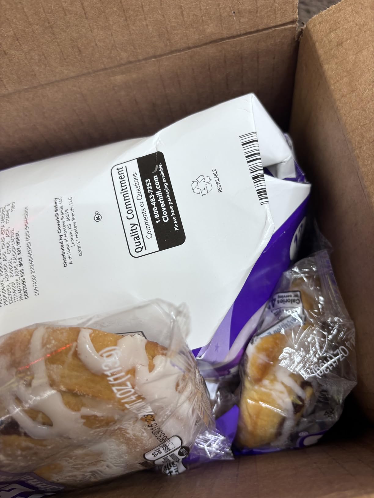 Cloverhill Big Texas Cinnamon Rolls 16 Count - 4 oz. Pastries - Customer Photo 2