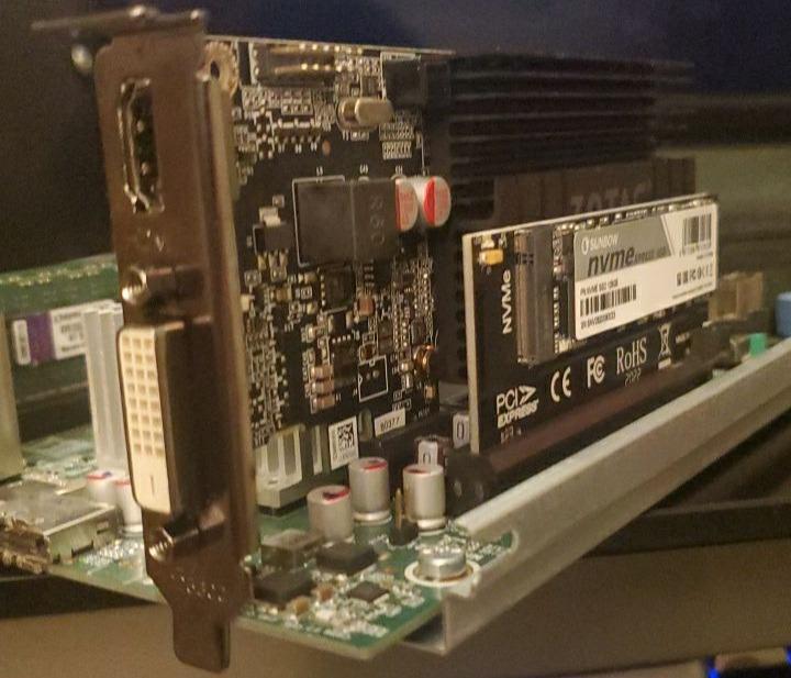 ZOTAC GeForce GT 710 2GB DDR3 PCI-E2.0 DL-DVI VGA HDMI Passive Cooled Single Slot Low Profile Graphics Card (ZT-71302-20L) - Customer Photo 2