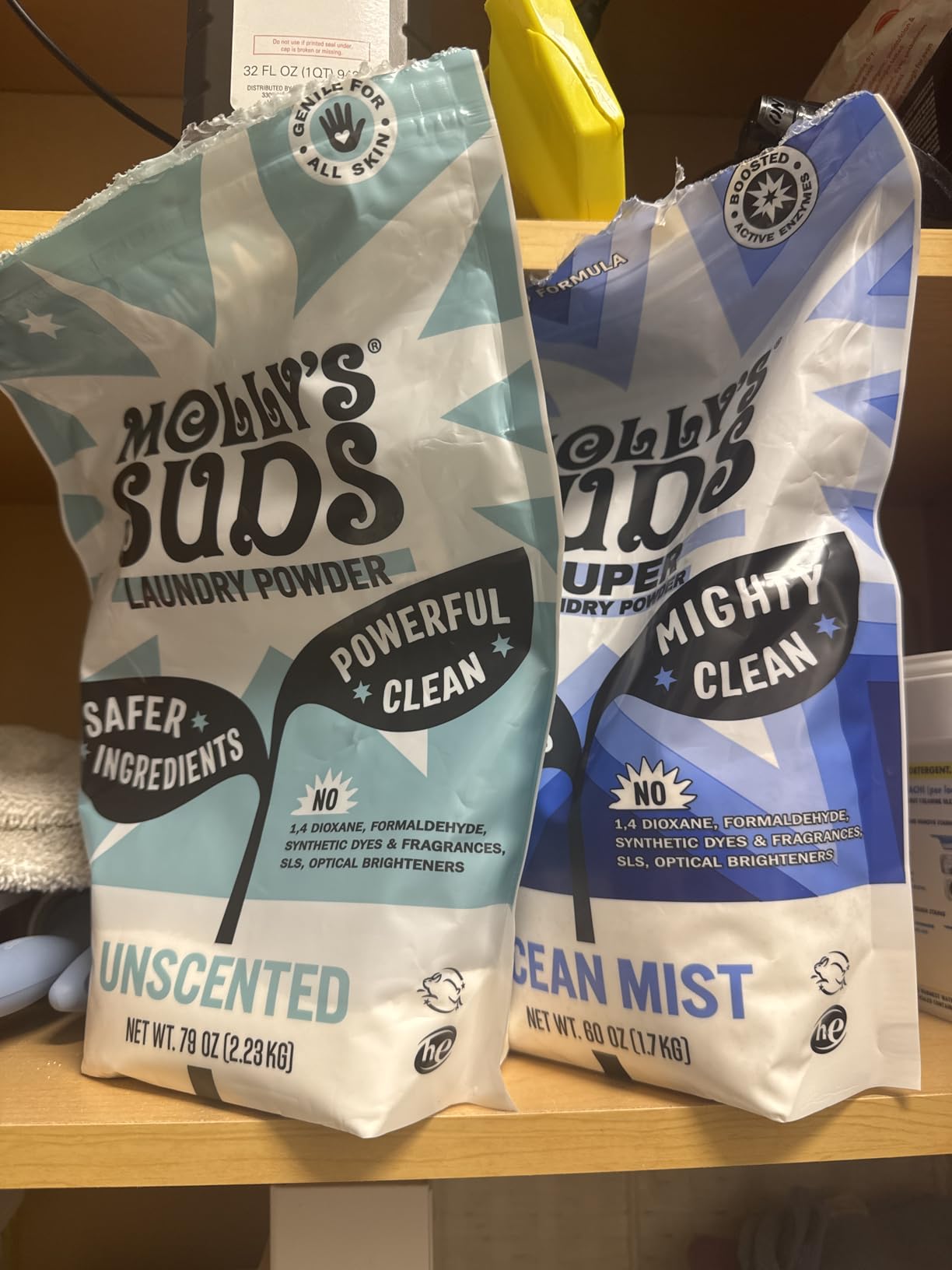 Molly's Suds Original Laundry Detergent Powder | Clean Laundry Detergent Powder for Sensitive Skin | Simple, Effective Ingredients, Stain Fighting | 120 Loads (Unscented) Customer Review Molly's Suds Original Laundry Detergent Powder | Clean Laundry Detergent Powder for Sensitive Skin | Simple, Effective Ingredients, Stain Fighting | 120 Loads (Unscented) - Customer Photo 1