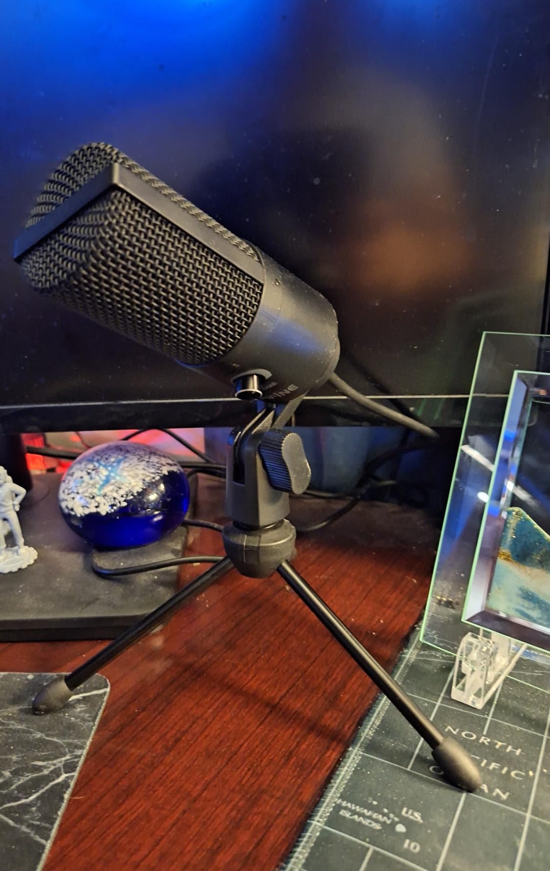 FIFINE USB Microphone, Metal Condenser Recording Microphone for MAC OS, Windows, Cardioid Laptop Mic for Recording Vocals, Voice Overs, Streaming, Meeting and YouTube Videos-K669B - Customer Photo 1