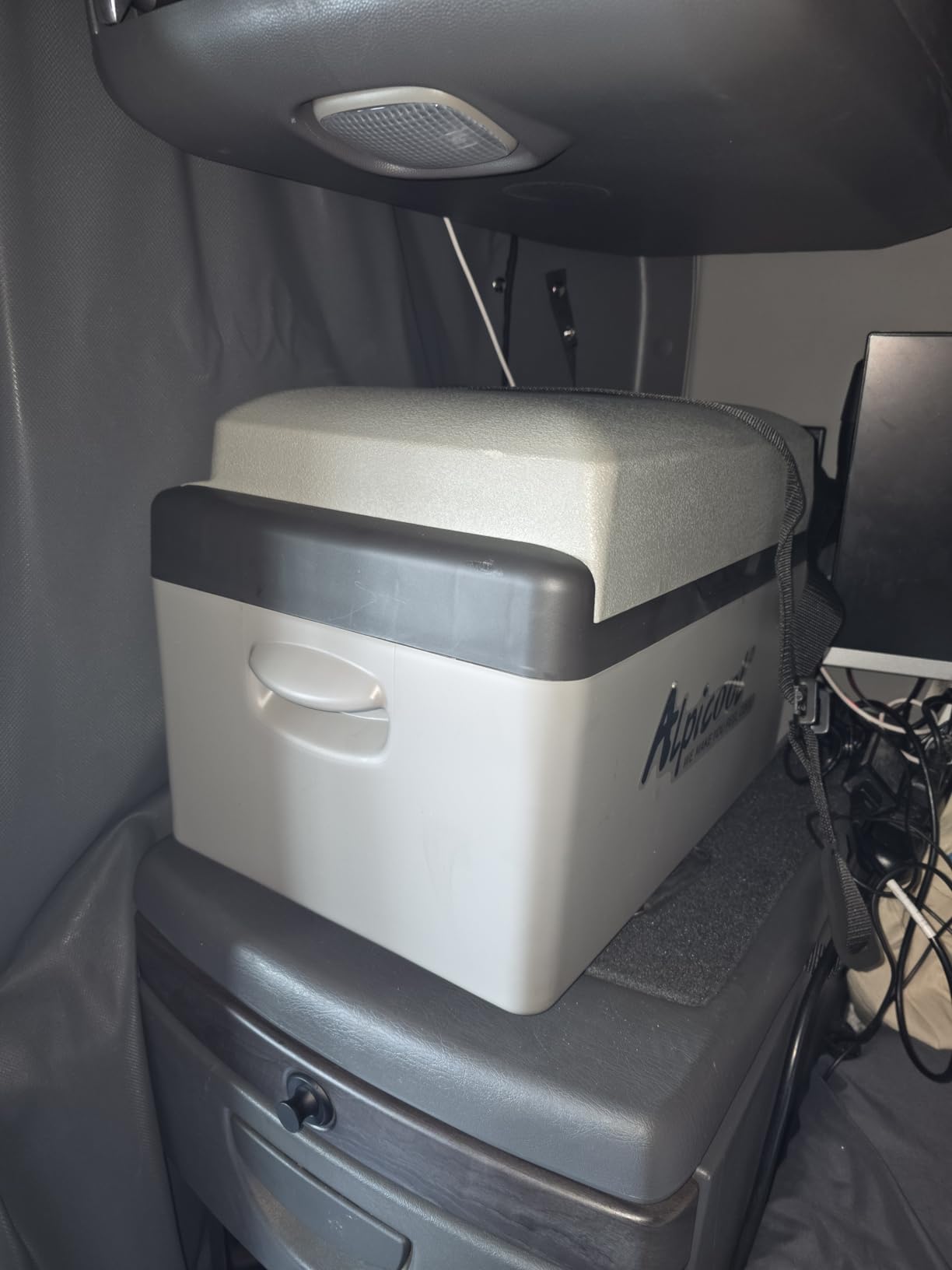 Alpicool C15 Portable Car Freezer,12 Volt Refrigerator, 16 Quart (15 Liter) Fast Cooling 12V Car Fridge -4℉~68℉, Car Cooler, 12/24V DC and 100-240V AC for Outdoor, Camping, RV, Truck, Boat - Customer Photo 1