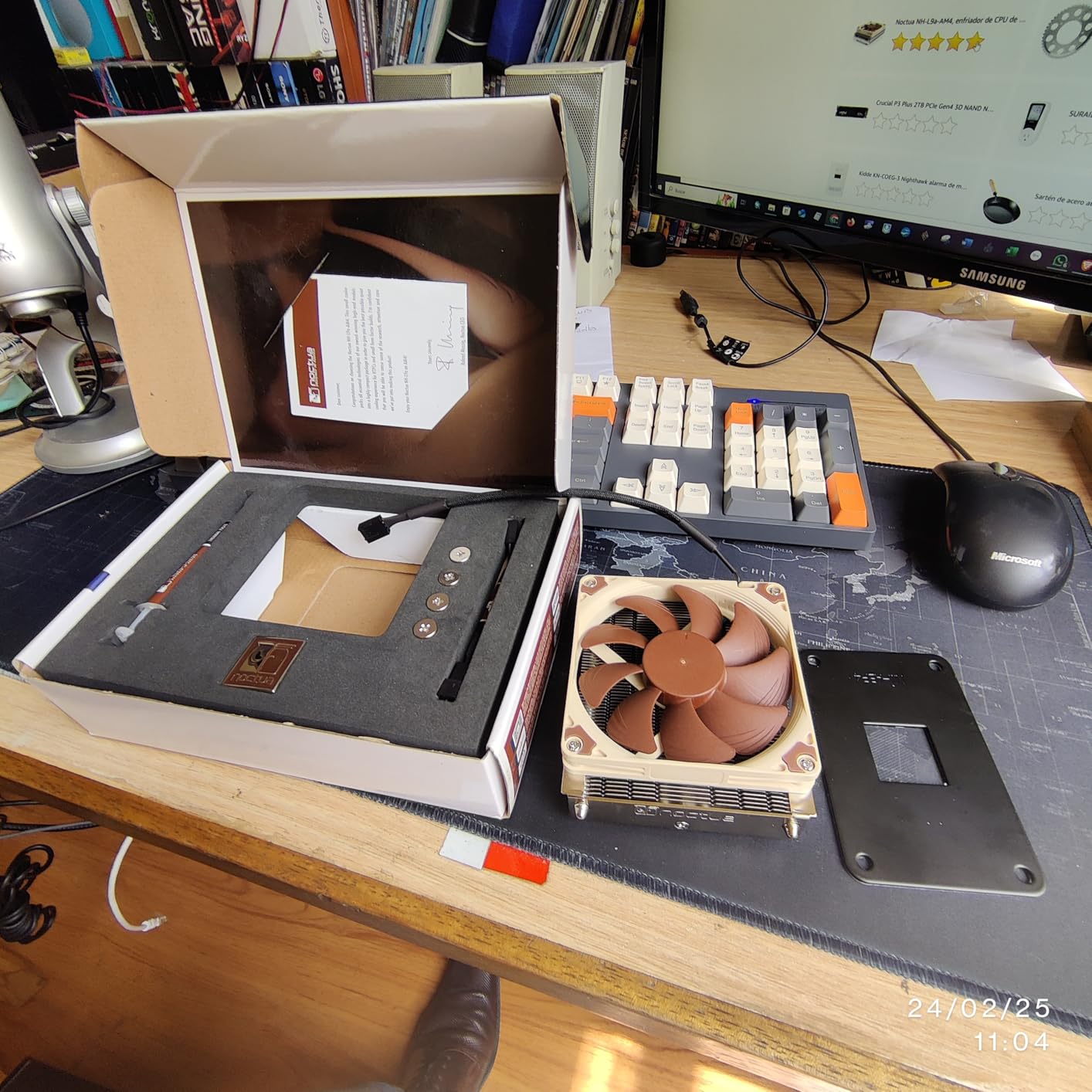 Noctua NH-L9a-AM4, Premium Low-Profile CPU Cooler for AMD AM4 (Brown) Customer Review Noctua NH-L9a-AM4, Premium Low-Profile CPU Cooler for AMD AM4 (Brown) - Customer Photo 1