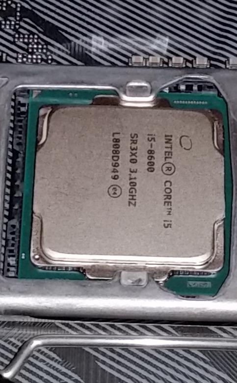 Intel® Core™ i5-8600 Desktop Processor 6 Core up to 4.3GHz Turbo LGA1151 300 Series 65W Customer Review Intel® Core™ i5-8600 Desktop Processor 6 Core up to 4.3GHz Turbo LGA1151 300 Series 65W - Customer Photo 1