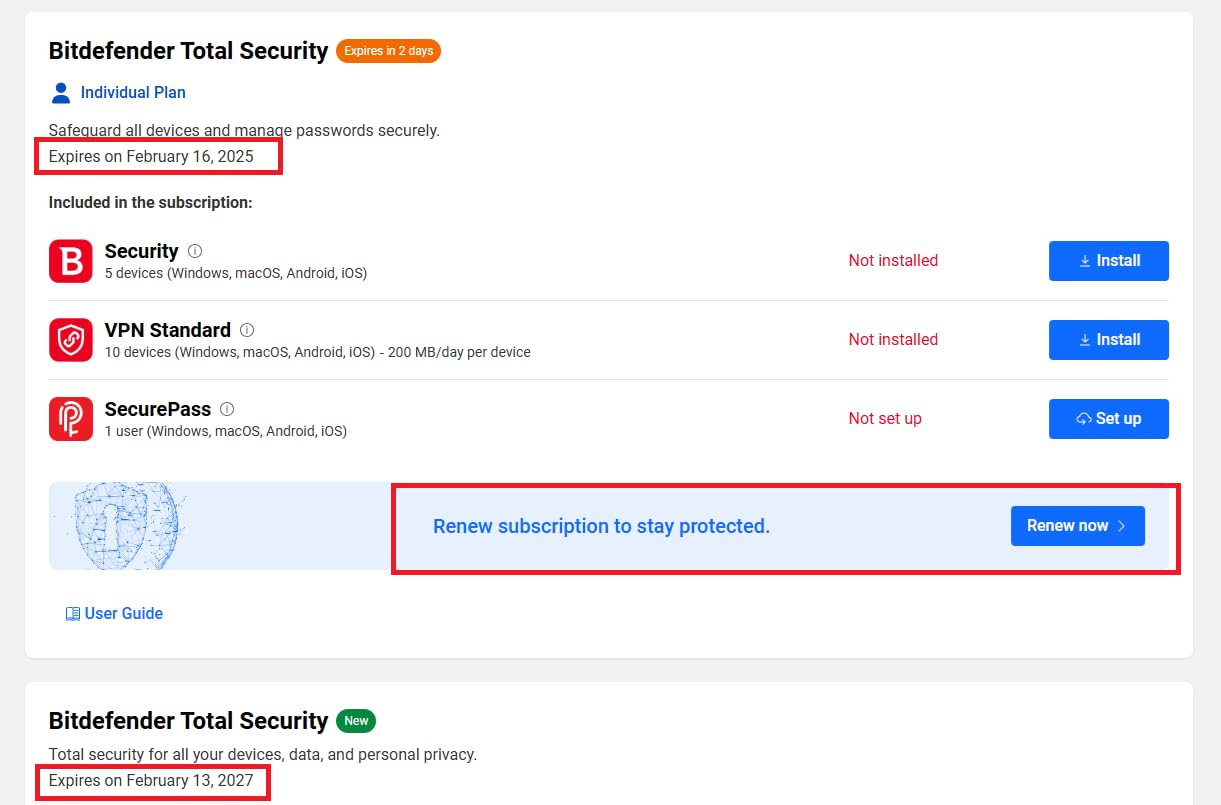 Bitdefender Total Security – Complete Antivirus and Internet Security Suite – 5 Devices | 2 year Subscription | PC/Mac | Activation Code by Mail - Customer Photo 1