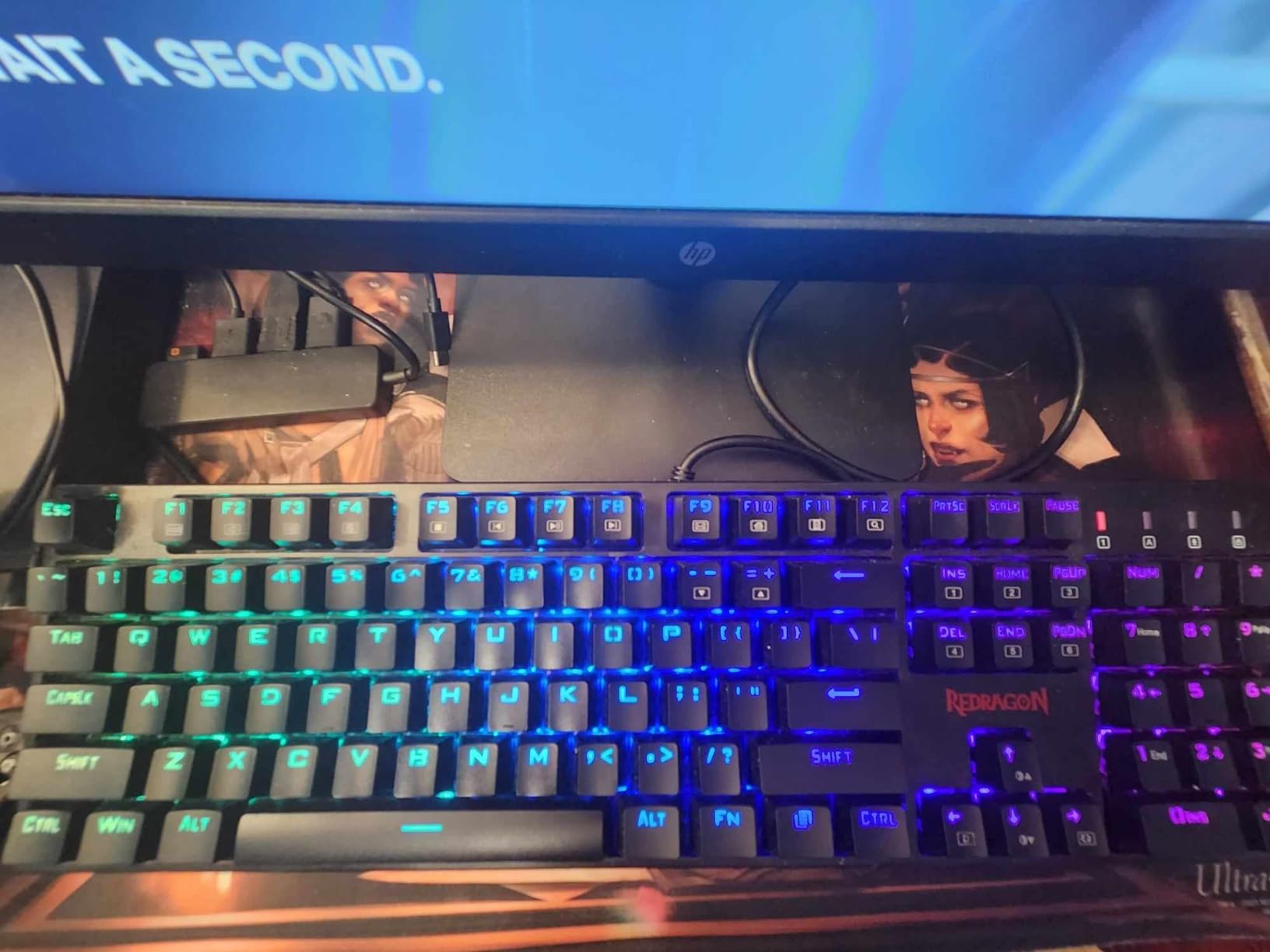 Redragon K582 RGB Mechanical Gaming Keyboard, 100% 104 Keys Standard Layout Gaming Keyboard with Double-Shot ABS Keycaps, Dynamic 16.8M RGB Backlit & Linear Red Switch, Redefine Software Supported customer photo 1