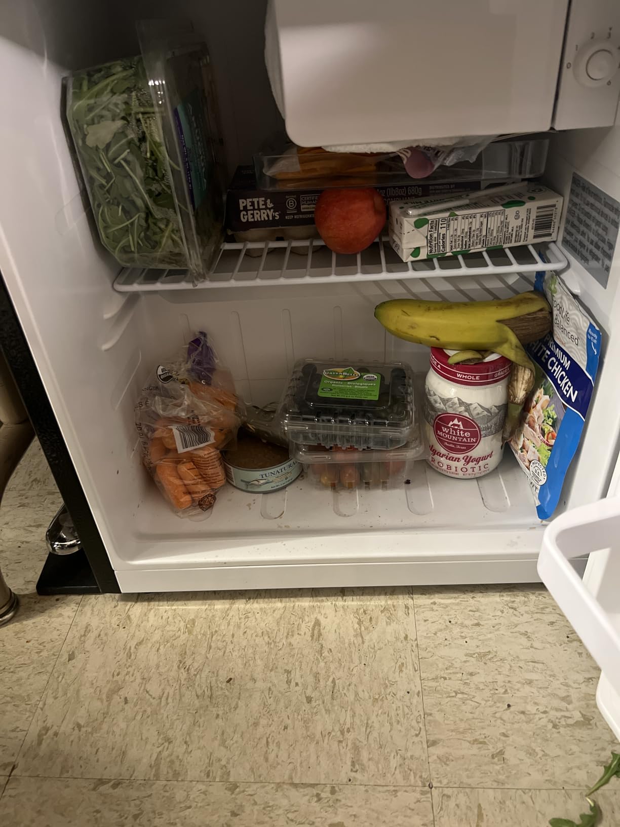 Frigidaire EFR176 Retro Compact Fridge with Chiller Mini Refrigerator with Built-in Bottle Opener for Office, Bedroom, Dorm Room or Cabin, 1.6 cu ft 16