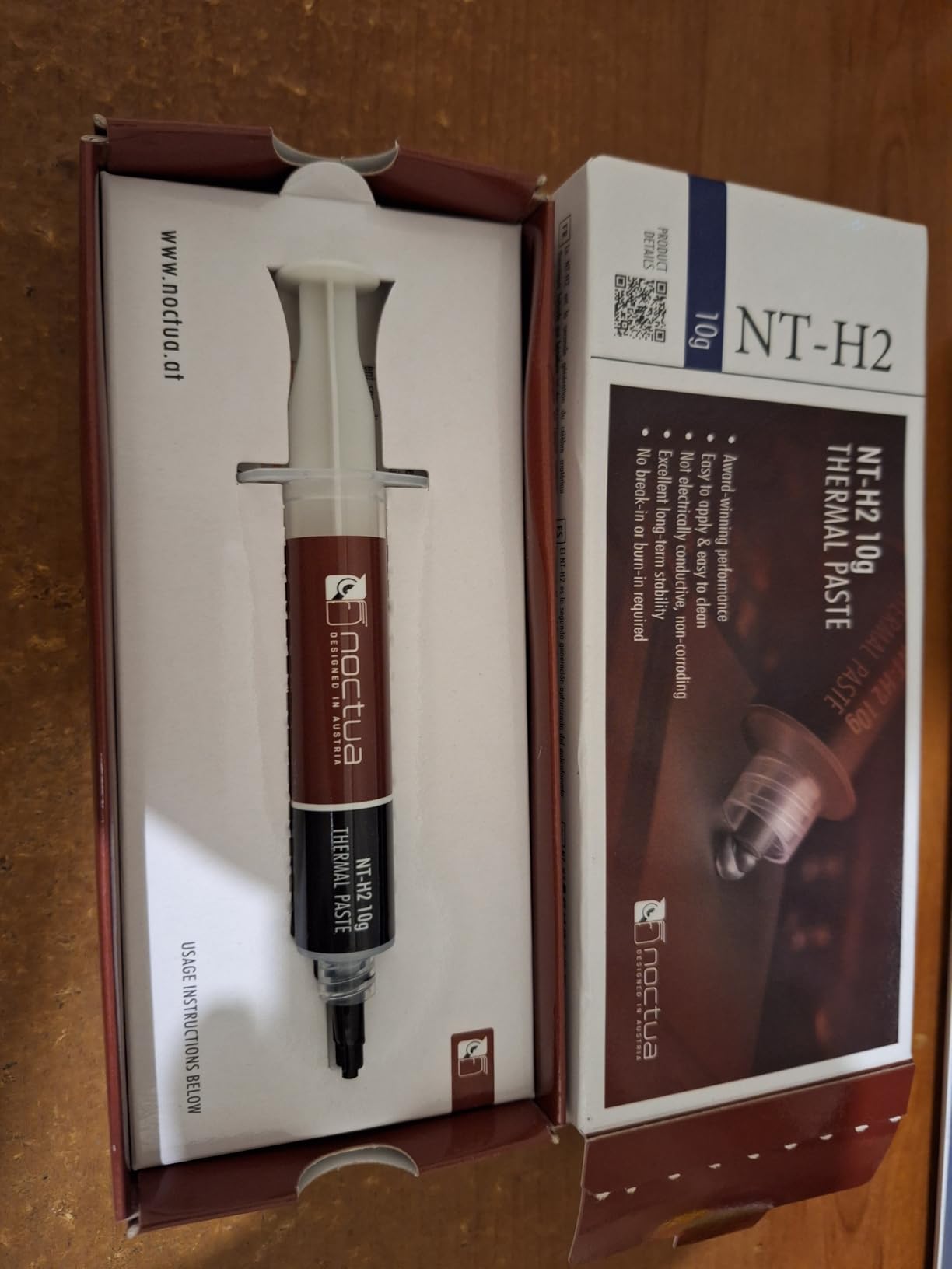 Noctua NT-H2 10g, Thermal Computer Paste incl. 10 Cleaning Wipes (10g) - Customer Photo 1