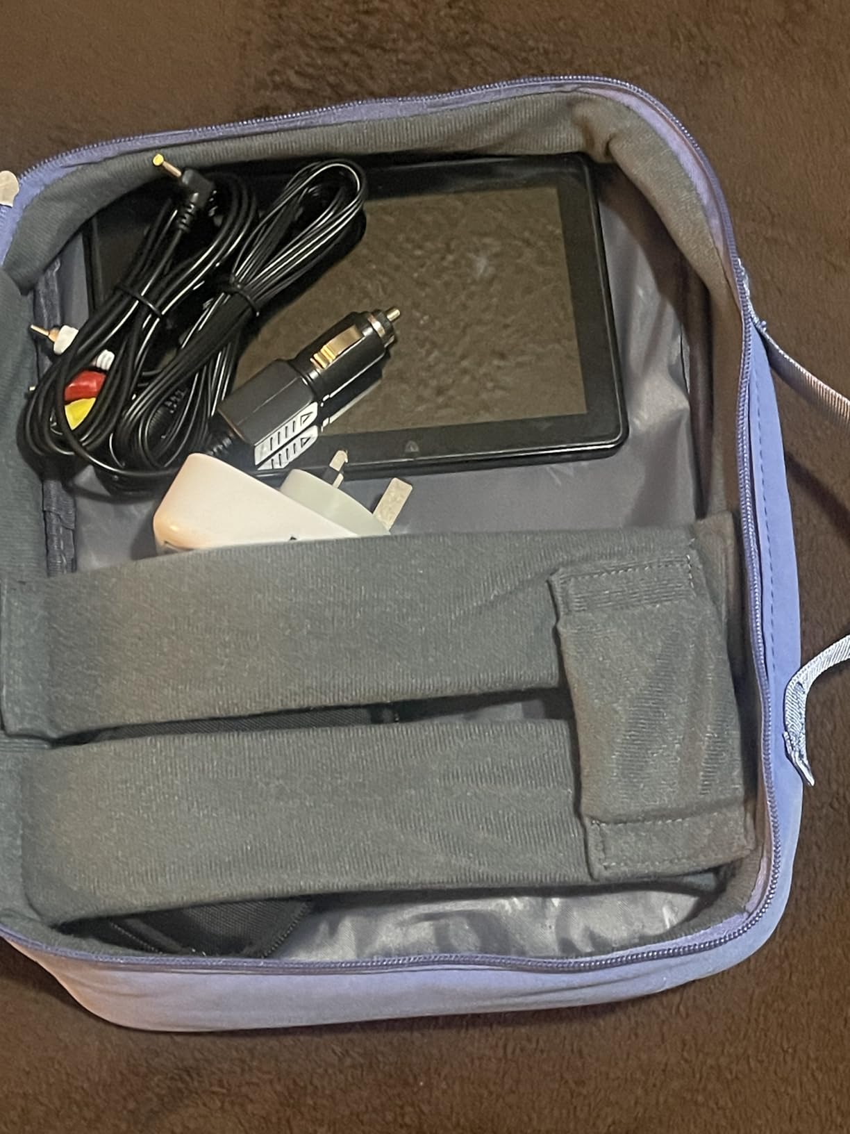 MATEIN Electronics Organizer Travel Case, Water Resistant Cable Organizer Bag for Travel Essentials, Gifts for Men, Storage Bag for Camera Accessories, Phone, Cord & Tablet, Black - Customer Photo 3