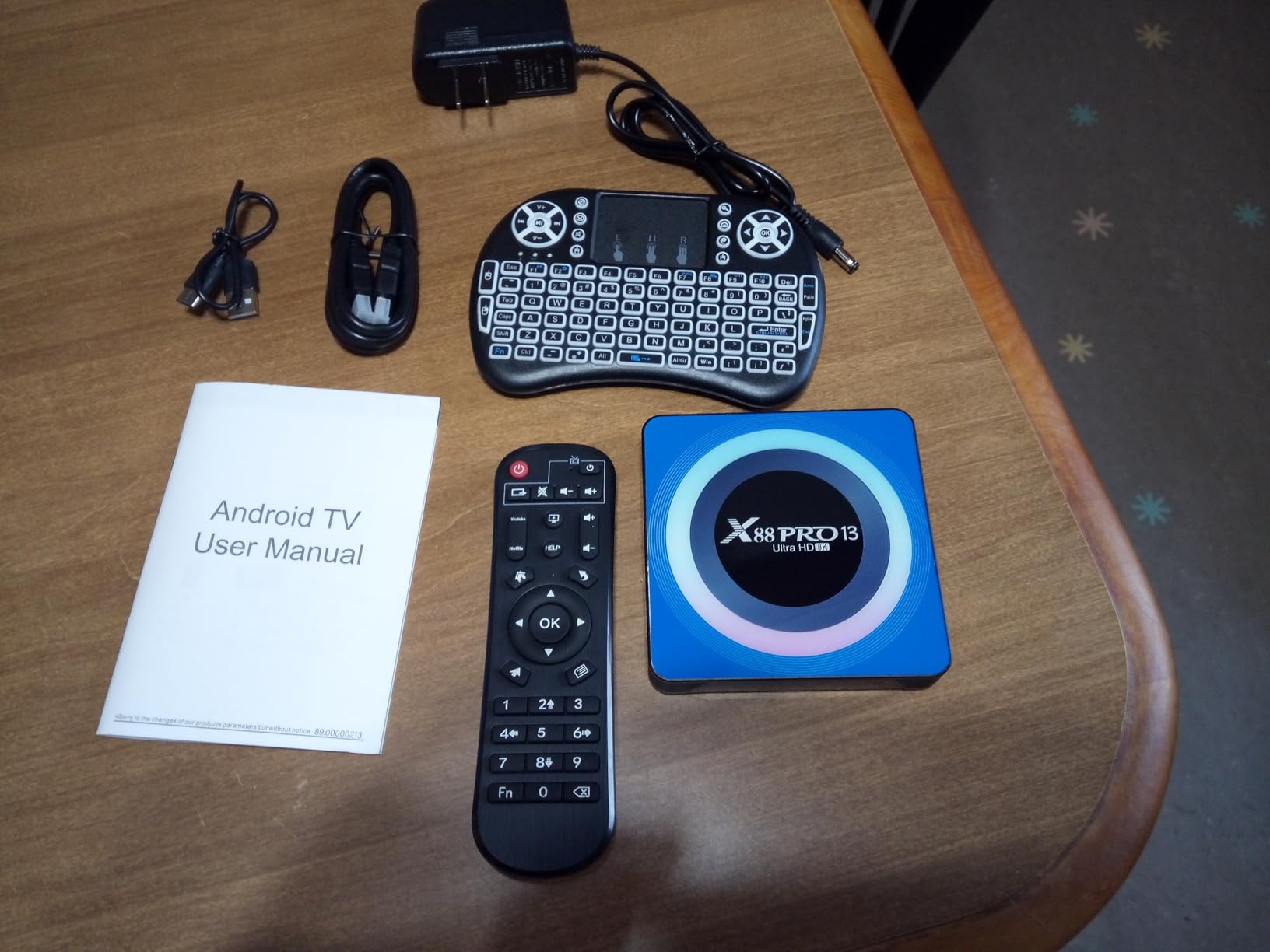 Android TV Box 13.0, Android Box 4GB RAM 64GB ROM, Quad Core Smart 8K TV Box with Mini Keyboard Support 2.4G/5.0GHz Dual WiFi 100M Ethernet Bluetooth Customer Review Android TV Box 13.0, Android Box 4GB RAM 64GB ROM, Quad Core Smart 8K TV Box with Mini Keyboard Support 2.4G/5.0GHz Dual WiFi 100M Ethernet Bluetooth - Customer Photo 1