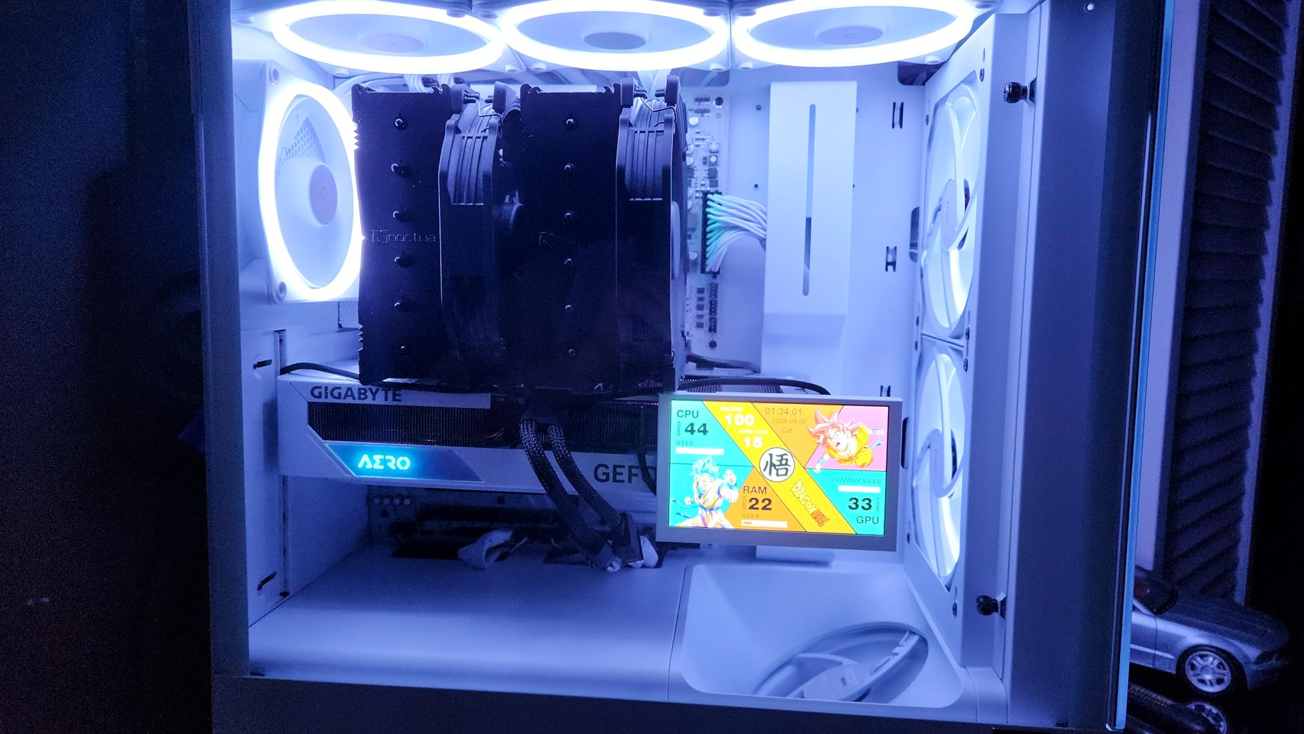 Noctua NH-D15 chromax.Black, Dual-Tower CPU Cooler (140mm, Black) - Customer Photo 2