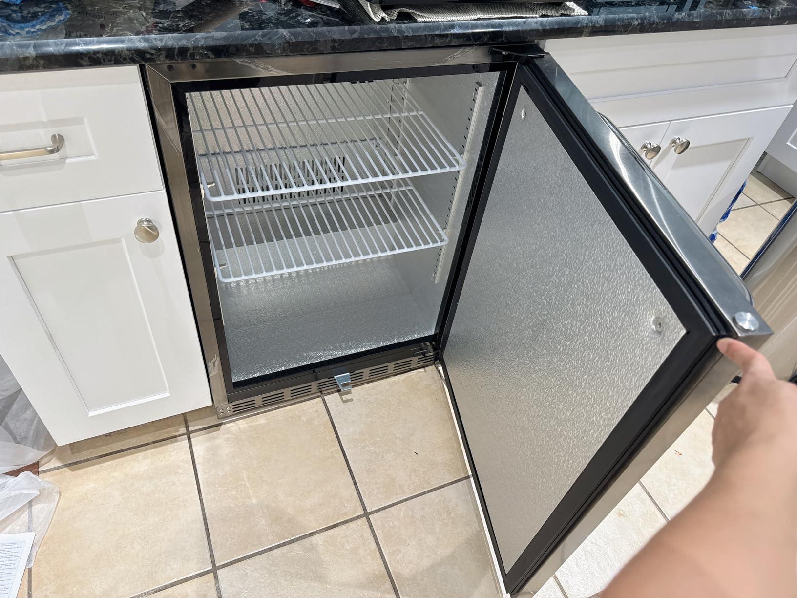 HCK 24 Inch Under Counter Refrigerator, Outdoor Refrigerator with Double Drawer for Patio & Kitchen, Weatherproof Outdoor Fridge in Stainless Steel, Beverage Cooler for Home & Commercial Use Customer Review HCK 24 Inch Under Counter Refrigerator, Outdoor Refrigerator with Double Drawer for Patio & Kitchen, Weatherproof Outdoor Fridge in Stainless Steel, Beverage Cooler for Home & Commercial Use - Customer Photo 2