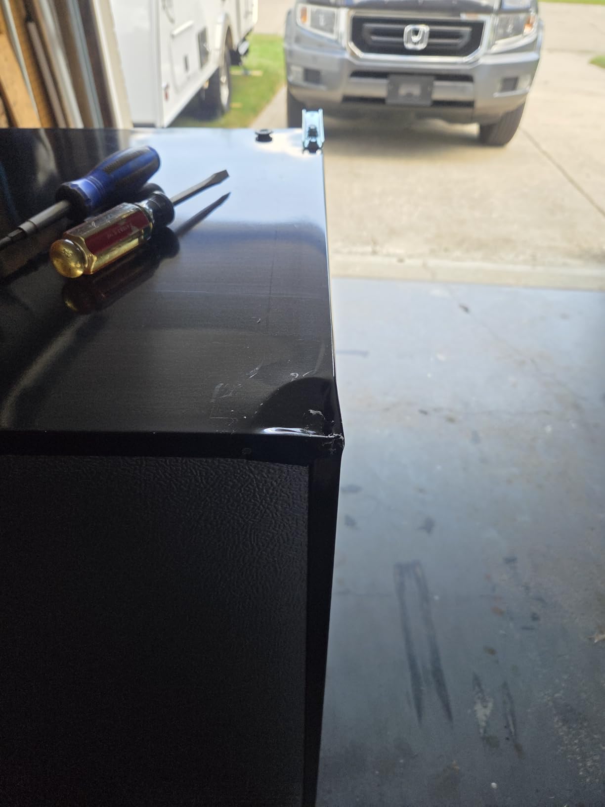 RecPro 4.4 Cu Ft RV Refrigerator | 12V Stainless Steel Fridge with Freezer | Frost-Free, Adjustable Shelves, Built-In Lock, Reversible Door | Off-Grid Ready Camper Fridge with Can Holder Customer Review RecPro 4.4 Cu Ft RV Refrigerator | 12V Stainless Steel Fridge with Freezer | Frost-Free, Adjustable Shelves, Built-In Lock, Reversible Door | Off-Grid Ready Camper Fridge with Can Holder - Customer Photo 3