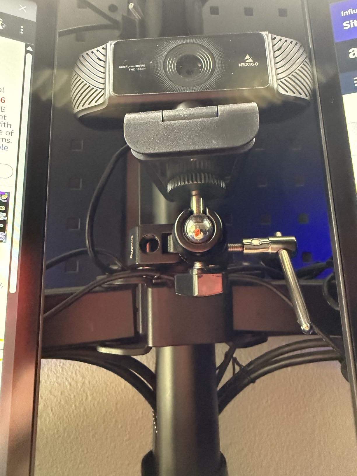 NexiGo N60 1080P Webcam with Microphone, Adjustable FOV, Zoom, Software Control & Privacy Cover, USB HD Computer Web Camera, Plug and Play, for Zoom/Skype/Teams, Conferencing and Video Calling - Customer Photo 3