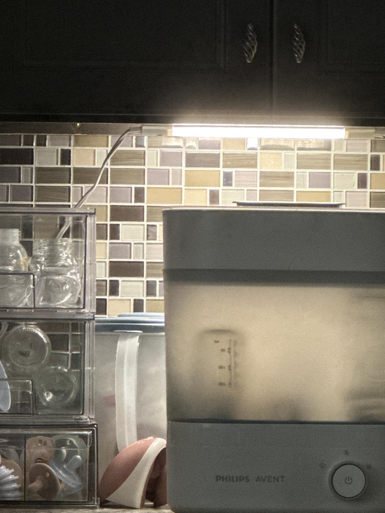 Philips Avent Baby Bottle Sterilizer and Dryer Premium, Removes 99,9% of Bacteria, Chemicals Free, Capacity 6 Bottles/Teats/Accessories, Modular Space Saving Design, Model SCF293 - Customer Photo 1