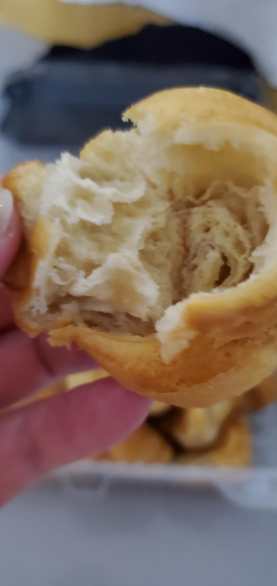 Cinnamon Rolls | Cinnamon Buns | Breakfast Pastry | Approx 20 Rugelach Pastries Cinnamon Croissants | Preservative Free & No Coloring Added | Dairy & Nut Free | 19 oz Stern's Bakery - Customer Photo 2