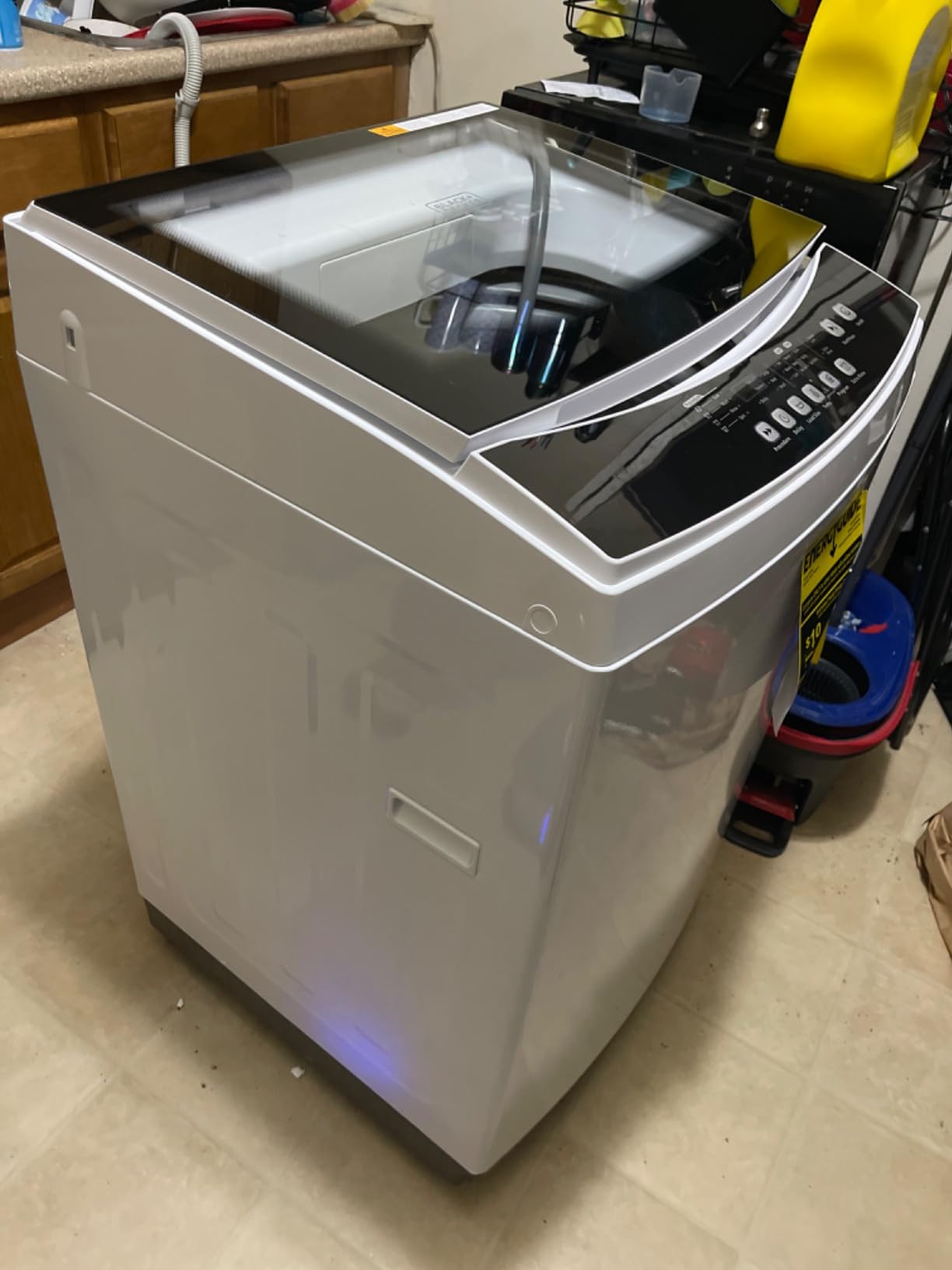 BLACK+DECKER Small Portable Washer, Washing Machine for Household Use, Portable Washer 2.0 Cu. Ft. with 6 Cycles, Transparent Lid & LED Display - Customer Photo 2