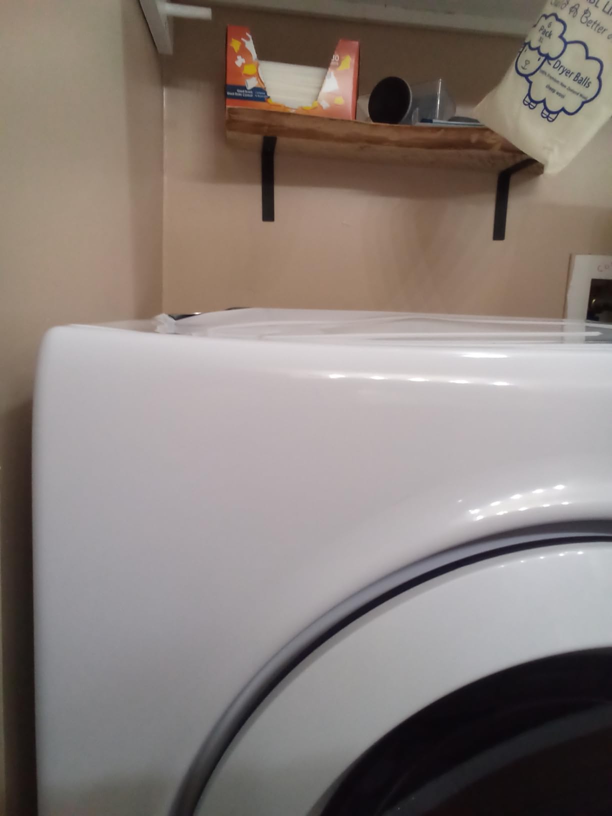 Euhomy Compact Laundry Dryer, 3.5 cu ft Front Load Stainless Steel Clothes Dryers With Exhaust Pipe, 1500W, LCD Control Panel Four-Function Portable Dryer For Apartments, Home, Dorm, White Customer Review Euhomy Compact Laundry Dryer, 3.5 cu ft Front Load Stainless Steel Clothes Dryers With Exhaust Pipe, 1500W, LCD Control Panel Four-Function Portable Dryer For Apartments, Home, Dorm, White - Customer Photo 1