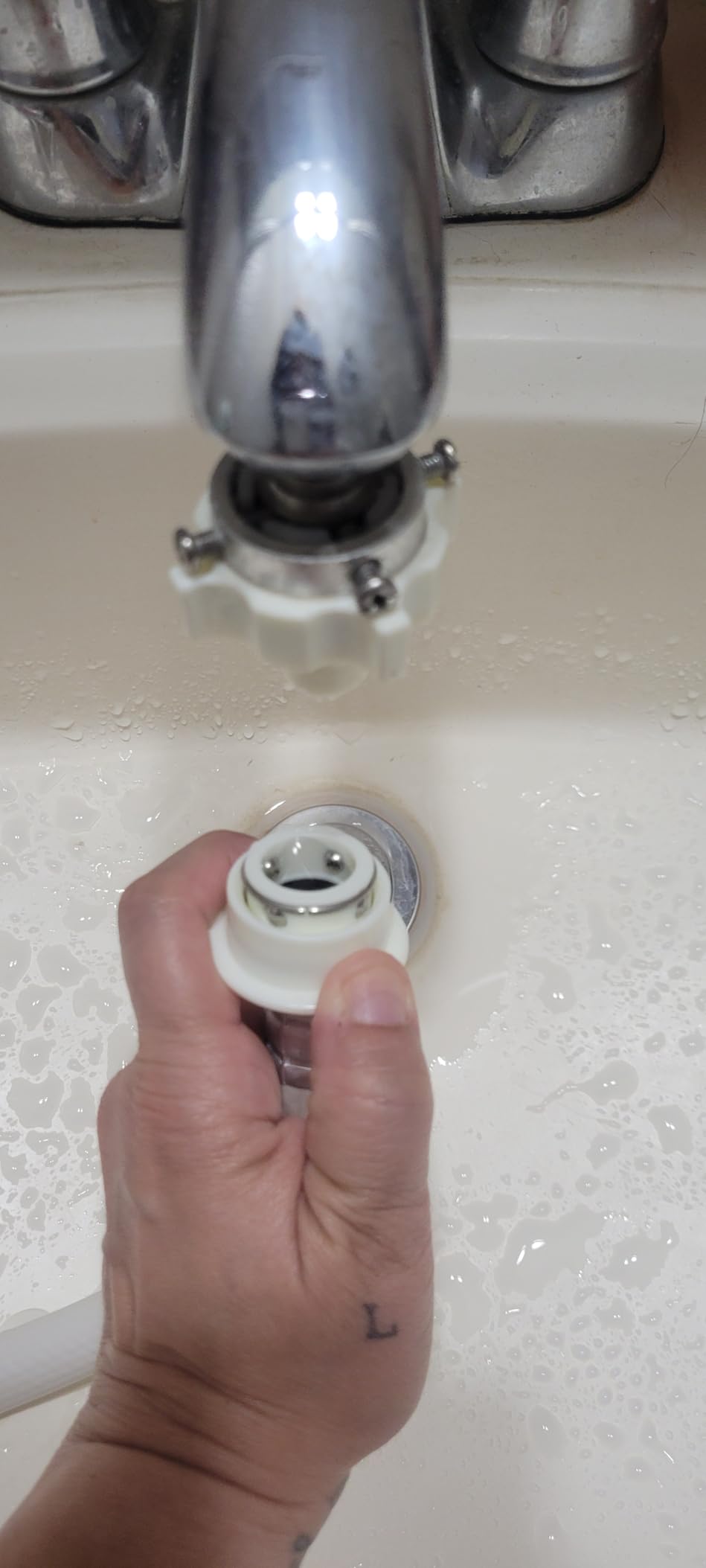 Nictemaw Portable Washing Machine, 17.8Lbs Portable Washer Machine, 2.4Cu.ft Compact Laundry Washer and Dryer Combo with Drain Pump, 10 Wash Programs 8 Water Levels for Apartment RV Dorm-Glass Cover - Customer Photo 2