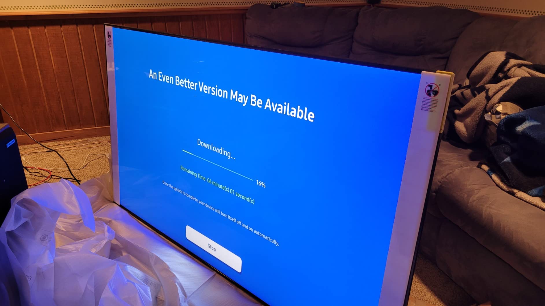 SAMSUNG 55-Inch Class QLED Q70A Series - 4K UHD Quantum HDR Smart TV with Alexa Built-in (QN55Q70AAFXZA) - Customer Photo 2