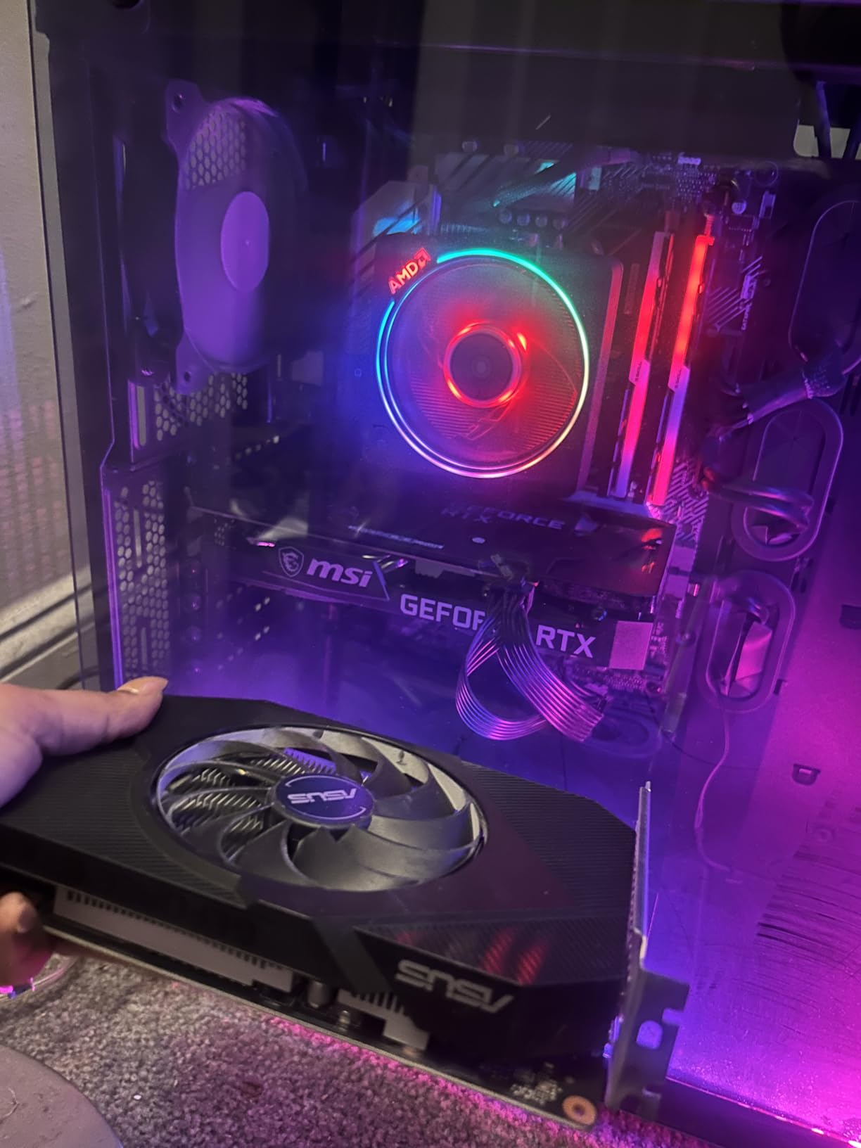 MSI Gaming GeForce RTX 3060 12GB 15 Gbps GDRR6 192-Bit HDMI/DP PCIe 4 Torx Twin Fan Ampere OC Graphics Card - Customer Photo 3