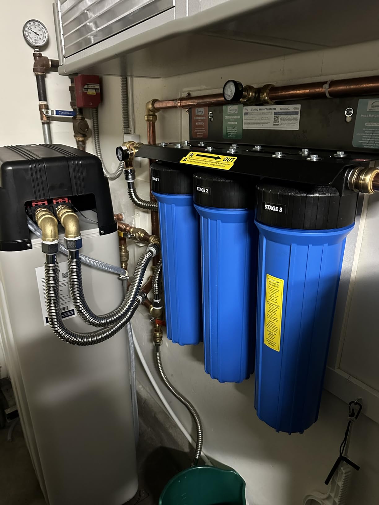 iSpring WCS45KG Whole House Water Softener System, 45,000 Grain High Capacity with Backwash Feature, SGS-Tested customer photo 2