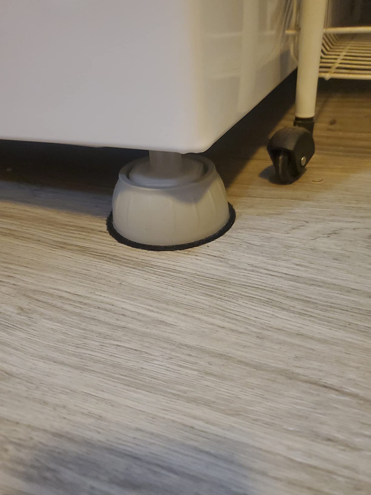 Dadop 4Pcs Anti Vibration Pads for Washing Machine and Dryer Shock and Noise Cancelling Washing Machine Support Prevent Moving Shaking Walking Universal Size - Customer Photo 2