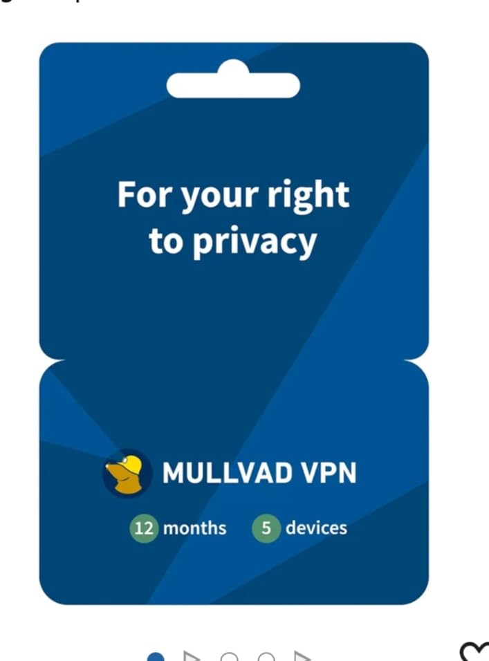 Mullvad VPN | 6 Months for 5 Devices | Protect Your Privacy with Easy-To-Use Security VPN Service - Customer Photo 1