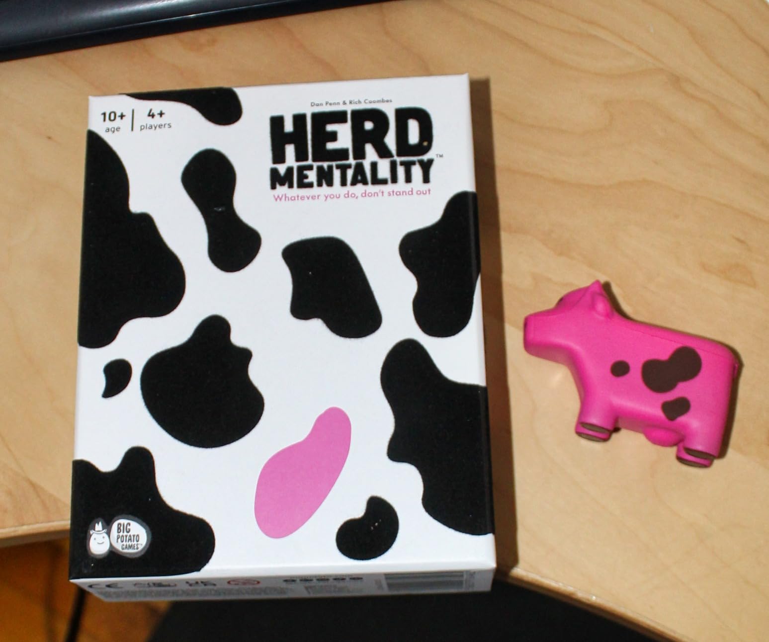 Big Potato Herd Mentality: Udderly Hilarious Board Game for Group Fun | Easy Setup & Play | The Perfect Party Game for 4-20 Players | Includes 20 Extra Exclusive Question Cards - Customer Photo 1