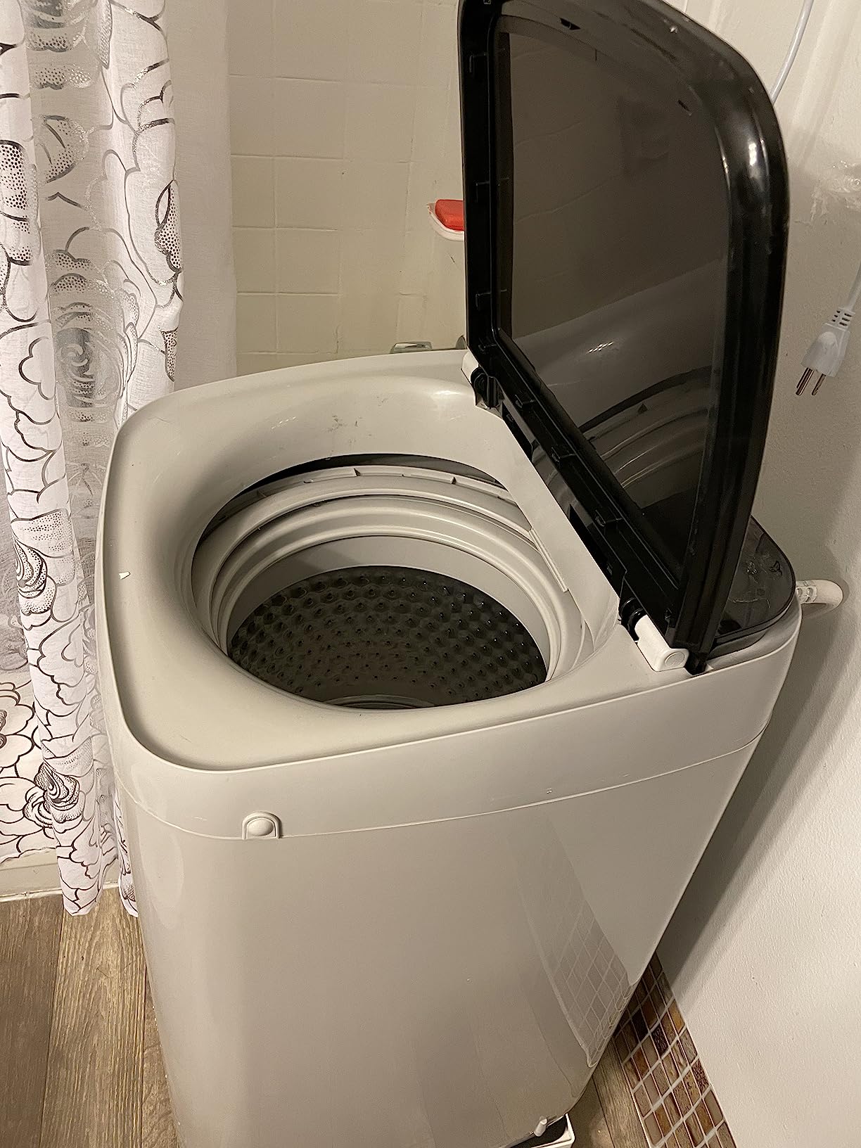 Nictemaw Portable Washing Machine 20Lbs Capacity 2.8 Cu.ft Portable Washer and Dryer Combo with 10 Programs and 8 Water Level Selections Compact Washer Machine for Apartments, Dorms, Rv-Glass Cover - Customer Photo 2