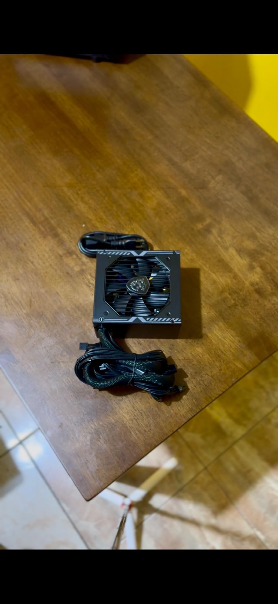 MSI MAG A550BN Gaming Power Supply - 80 Plus Bronze Certified 550W - Compact Size - ATX PSU - Customer Photo 3