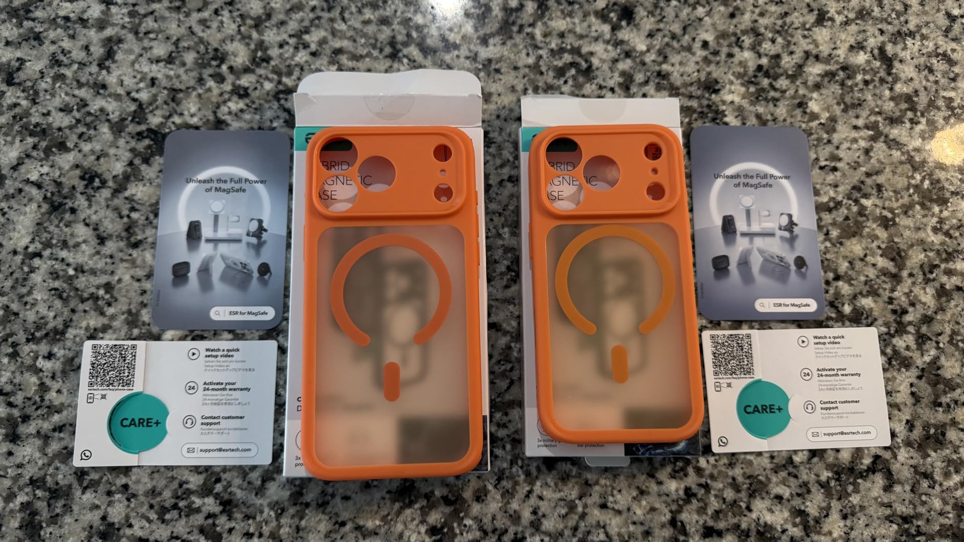 ESR for iPhone 14/iPhone 13 Case, Compatible with MagSafe, Classic Hybrid Magnetic Mobile Phone Case iPhone 14/13 Case, Military Standard, Drop Protection, Clear Customer Review ESR for iPhone 14/iPhone 13 Case, Compatible with MagSafe, Classic Hybrid Magnetic Mobile Phone Case iPhone 14/13 Case, Military Standard, Drop Protection, Clear - Customer Photo 2