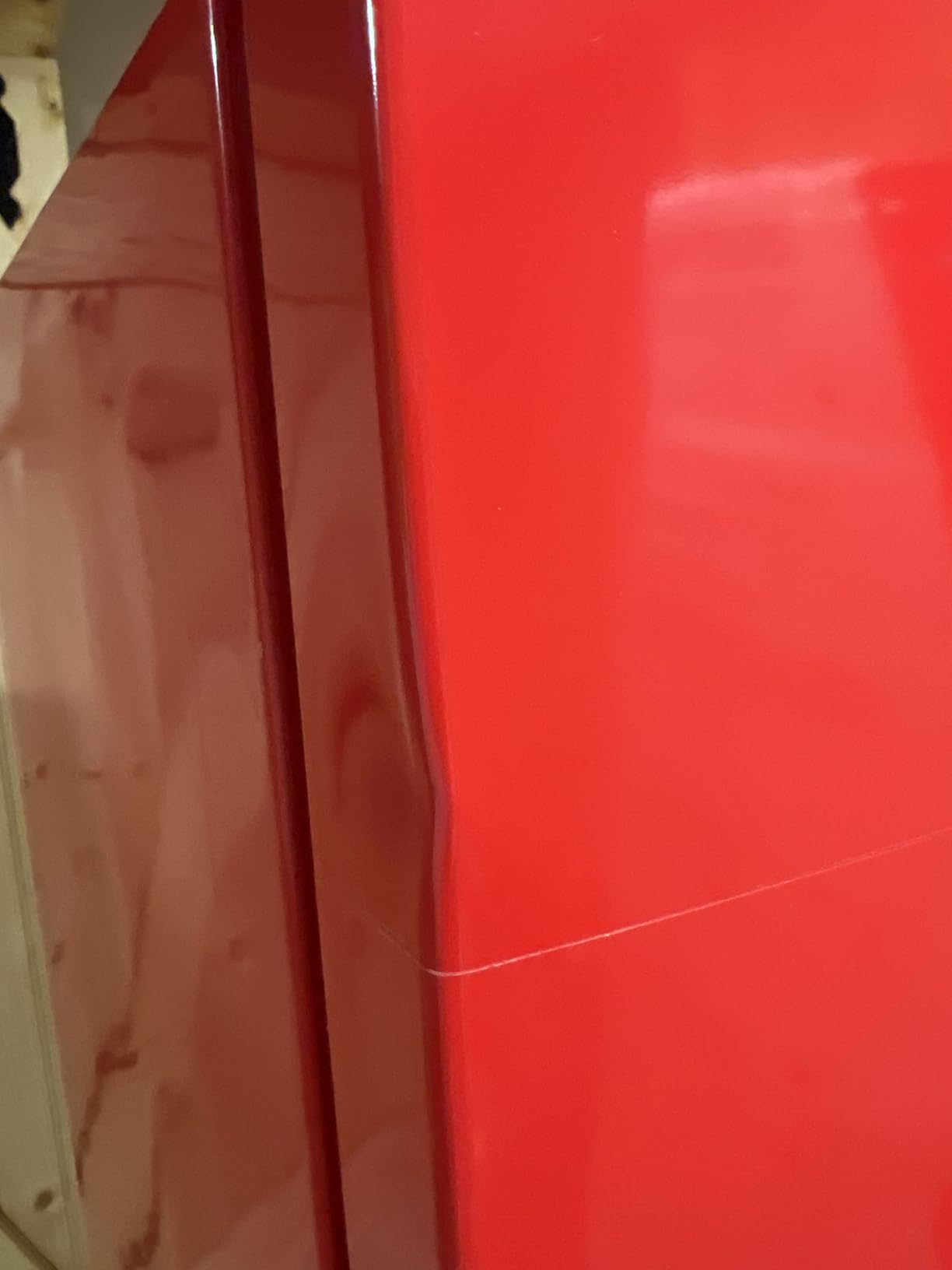 Frigidaire EFR786 Retro Apartment Size Refrigerator with Top Freezer - 2 Door Fridge with 7.5 Cu Ft of Storage Capacity, Adjustable Spill-Proof Shelves, Door & Crisper Bins, Black - Customer Photo 2