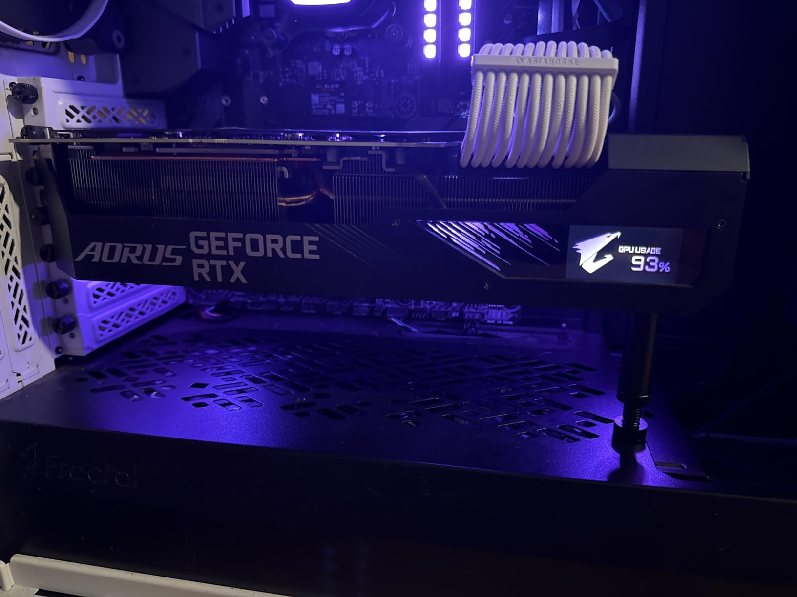 Graphics Card GPU Brace Support, Video Card Sag Holder Bracket, GPU Stand (L, 74-120mm) - Customer Photo 3