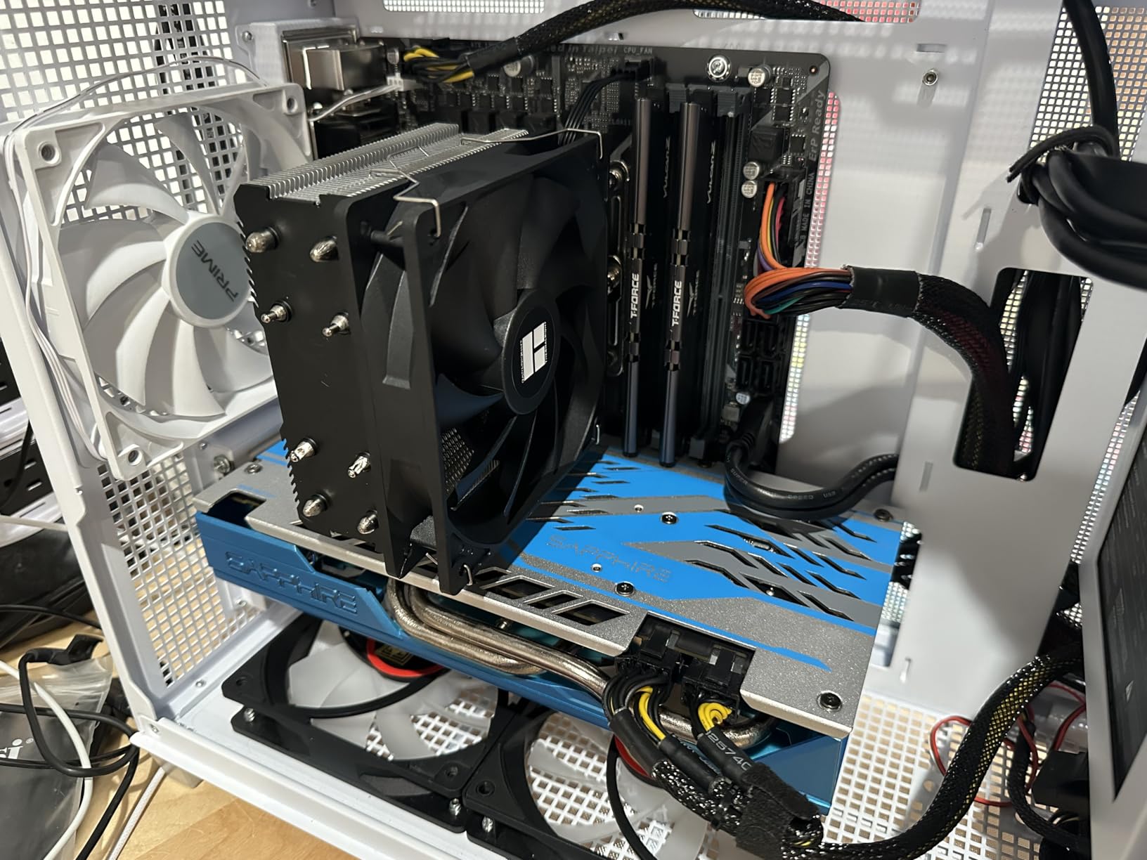 Thermalright Assassin X120 Refined SE CPU Air Cooler, 4 Heat Pipes, TL-C12C PWM Fan, Aluminium Heatsink Cover, AGHP Technology, for AMD AM4/AM5/Intel LGA 1150/1151/1155/1200/1700/1851(AX120 R SE) Customer Review Thermalright Assassin X120 Refined SE CPU Air Cooler, 4 Heat Pipes, TL-C12C PWM Fan, Aluminium Heatsink Cover, AGHP Technology, for AMD AM4/AM5/Intel LGA 1150/1151/1155/1200/1700/1851(AX120 R SE) - Customer Photo 2