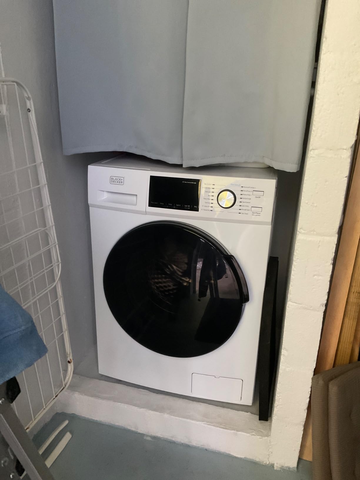 BLACK+DECKER Washer and Dryer Combo, 2.7 Cu. Ft. All In One Washer and Dryer with LED Display & 16 Cycles Customer Review BLACK+DECKER Washer and Dryer Combo, 2.7 Cu. Ft. All In One Washer and Dryer with LED Display & 16 Cycles - Customer Photo 1