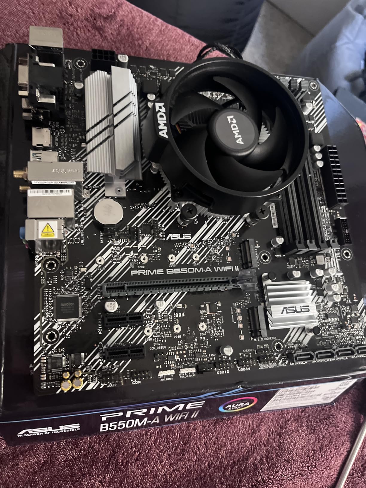 AMD Ryzen 5 5500 6-Core, 12-Thread Unlocked Desktop Processor with Wraith Stealth Cooler Customer Review AMD Ryzen 5 5500 6-Core, 12-Thread Unlocked Desktop Processor with Wraith Stealth Cooler - Customer Photo 3