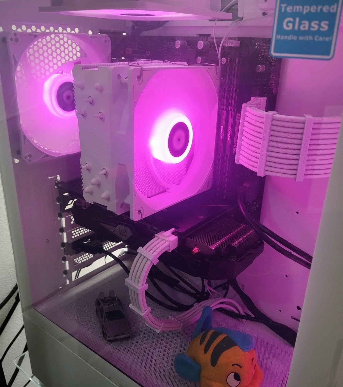 Thermalright Assassin King 120 SE White ARGB CPU Air Cooler, AK120 SE White ARB, 5 Heatpipes, TL-C12CW-S PWM Quiet Fan CPU Cooler with S-FDB Bearing, for AMD AM4/AM5/Intel LGA1700/1150/1151/1200/1851 - Customer Photo 2